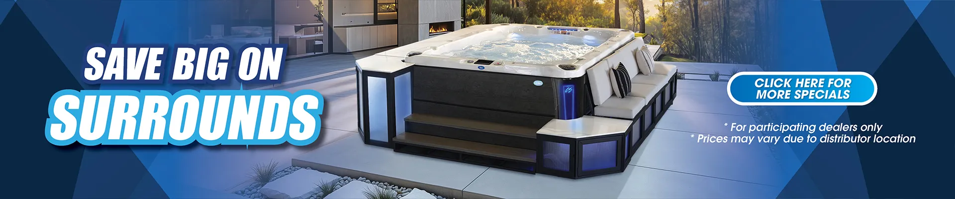 Calspas hot tub being used in a family setting - Concord